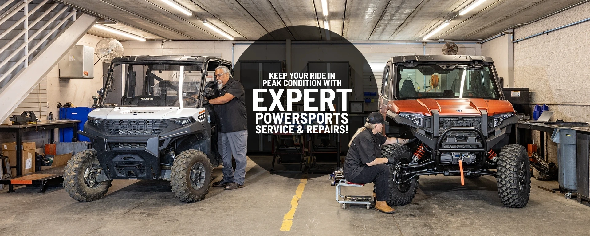 Keep your ride in peak condition with expert powersports service & repairs! alt
