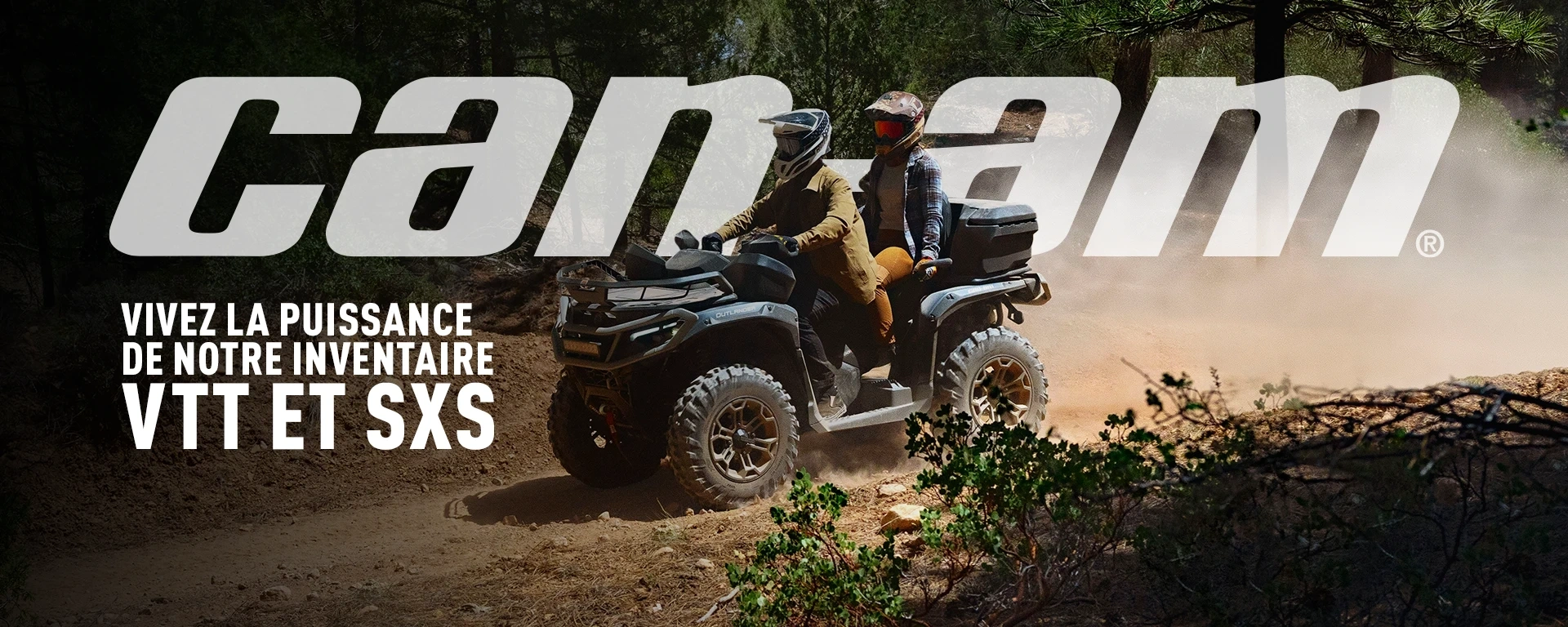 Vivez la puissance de notre inventaire VTT et SxS alt