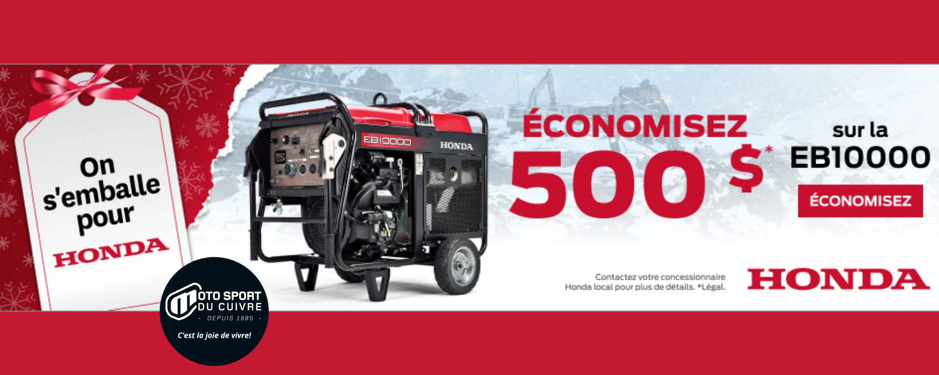 Honda génératrices alt