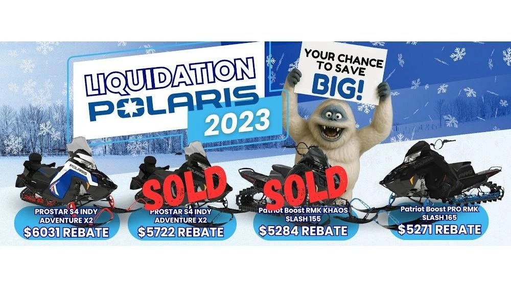 2023 Polaris Snowmobile Liquidation alt