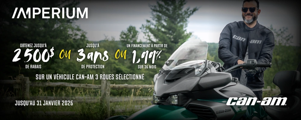 Promo Can-Am 3 roues alt