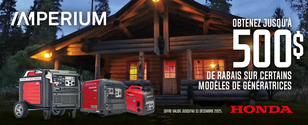Promo Honda Génératrices alt
