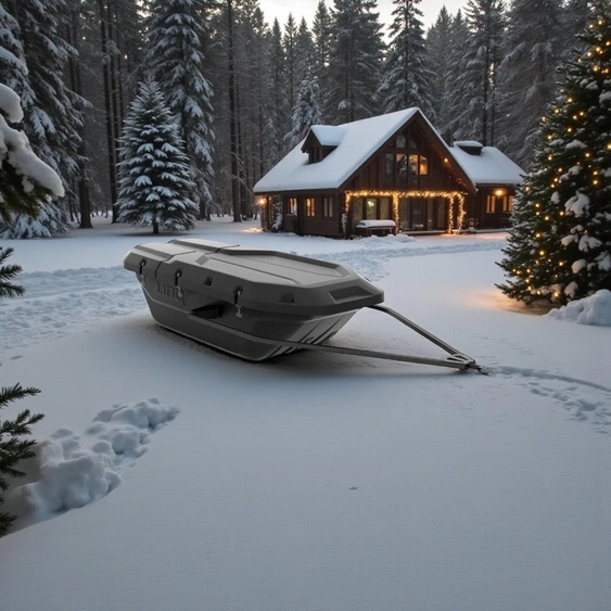 Introducing the All-New LinQ Sleigh: The Ultimate Winter Utility Upgrade for Snowmobilers & Ice Fishers alt