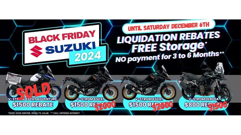 Black Friday Suzuki V-Strom alt