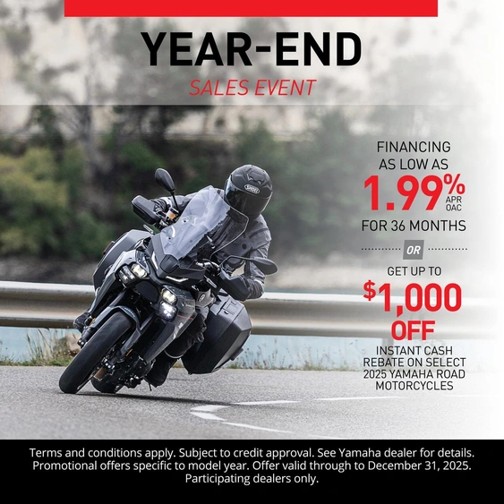 Year-End Sales event on Yamaha Road Motorcycle alt