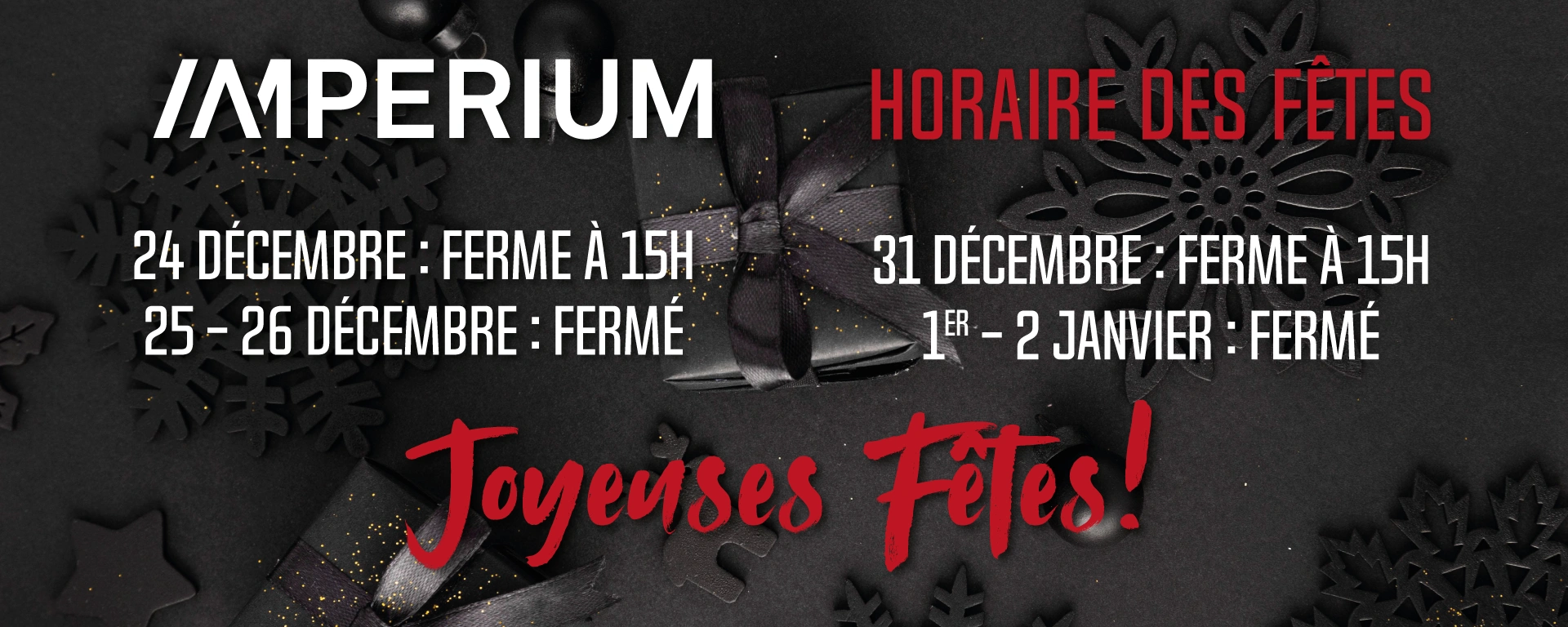 Horaire des Fêtes alt