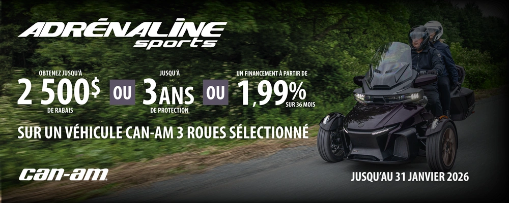 Promo Can-Am 3 roues alt