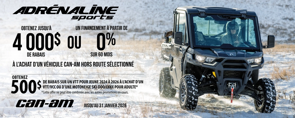 Promo Can-Am hors route alt