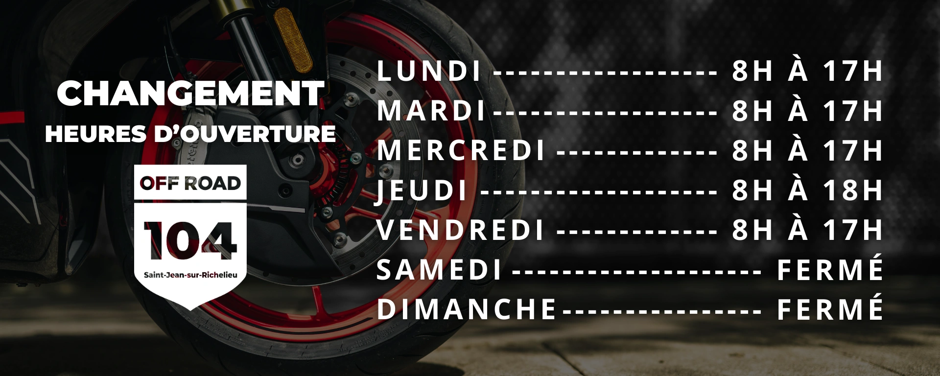 Nouvelles heures d'ouverture alt