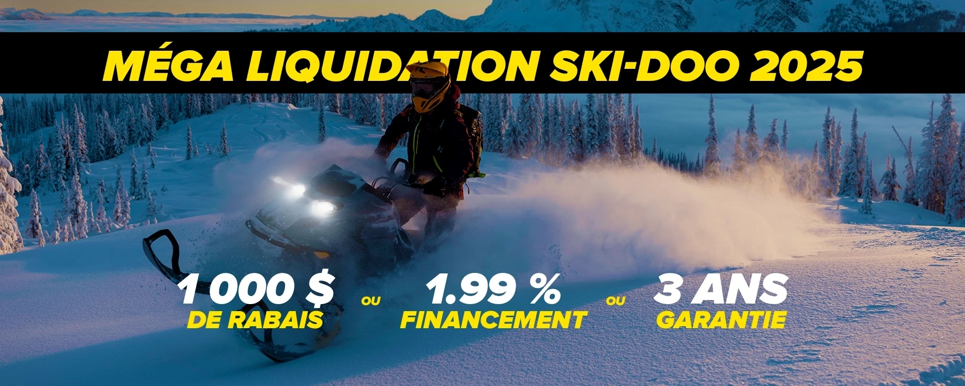 méga liquidation ski-doo 2025 alt