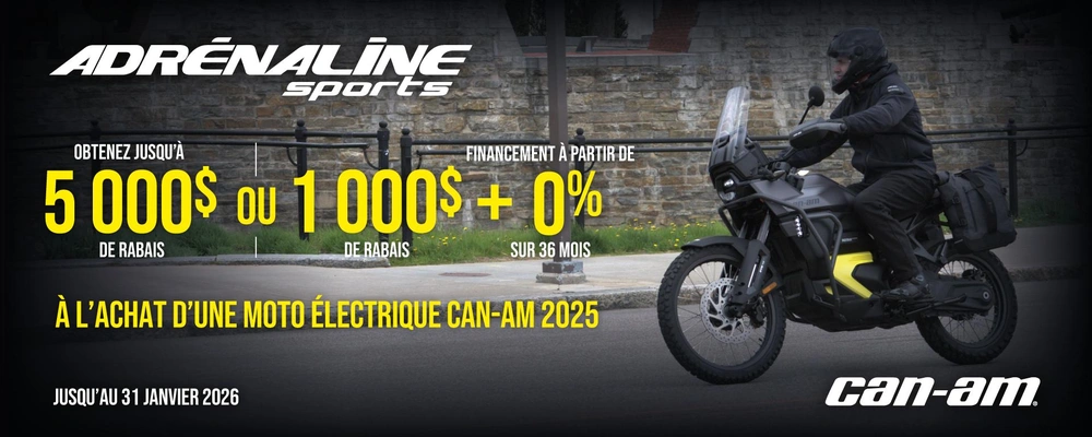 Promo Can-Am 2 roues alt