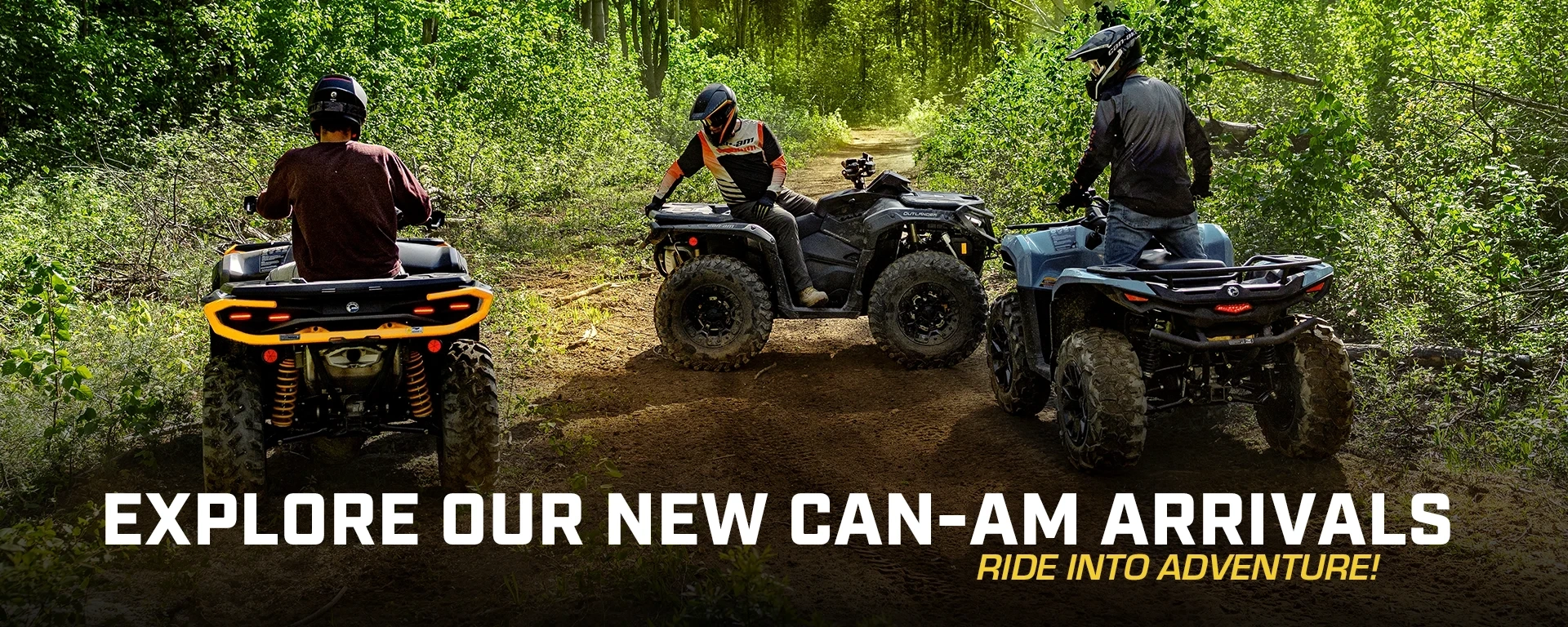 Explore our new Can-Am arrivals Ride into adventure! alt