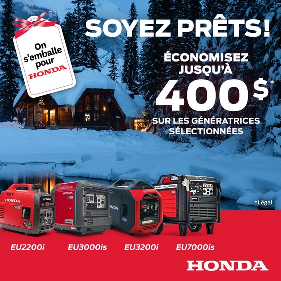 Bring home a Honda - Generators alt