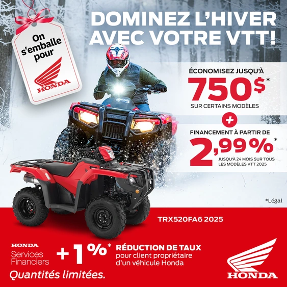 Bring home a Honda - 2026 ATVs alt