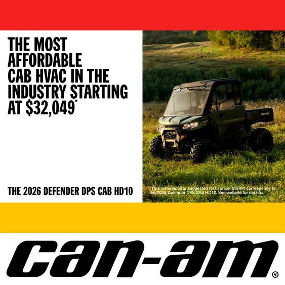 2026 Can-Am Defender Cab DP HD10: The Most Affordable Full-Cab SSV in the Industry alt