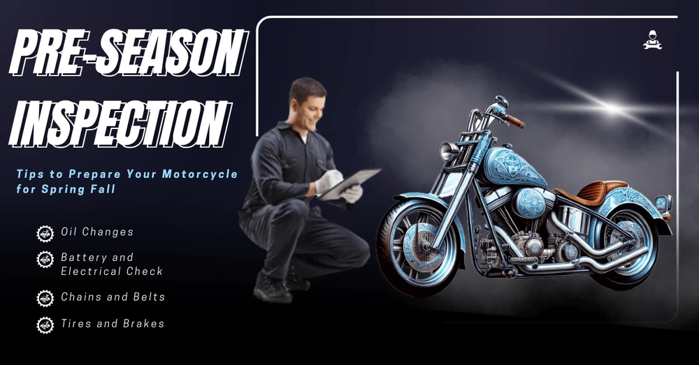 Pre-Season Inspection: Tips to Prepare Your Motorcycle for Spring Fall alt