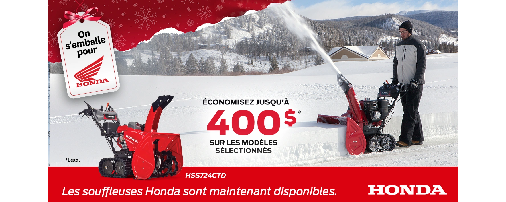 Souffleuse Honda en rabais RM Motosport Victoriaville alt