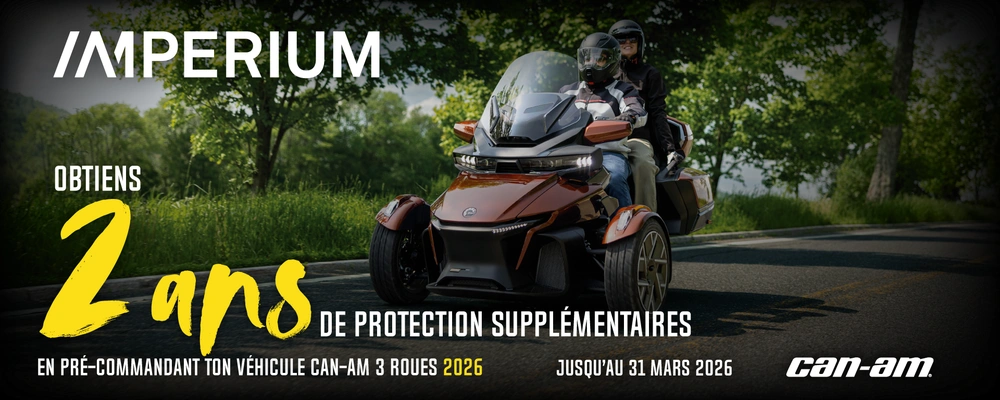 Pré-commande Can-Am 3 roues 2026 alt
