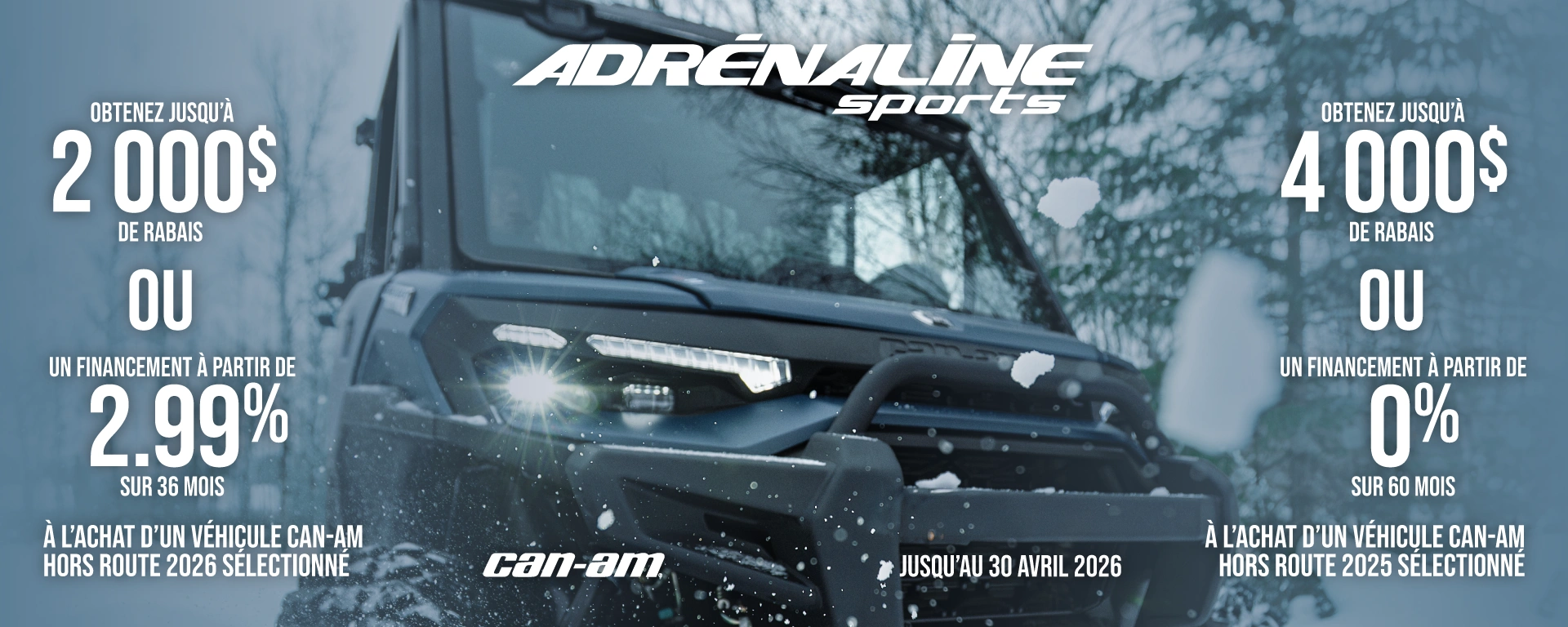 Promo Can-Am hors route alt