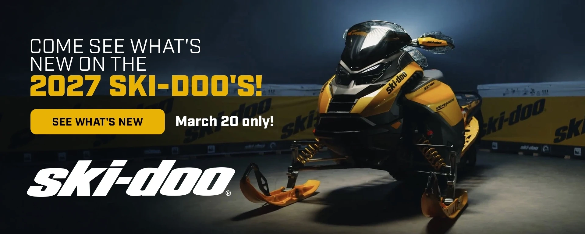 Come see what's new on the 2027 Ski Doo's! alt
