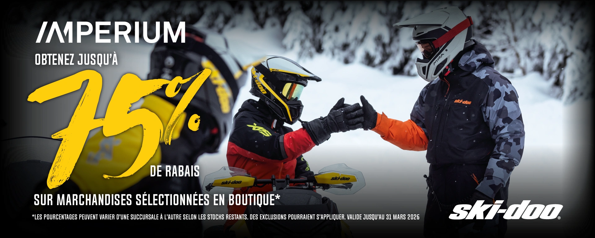 Promo Ski-Doo vêtements alt