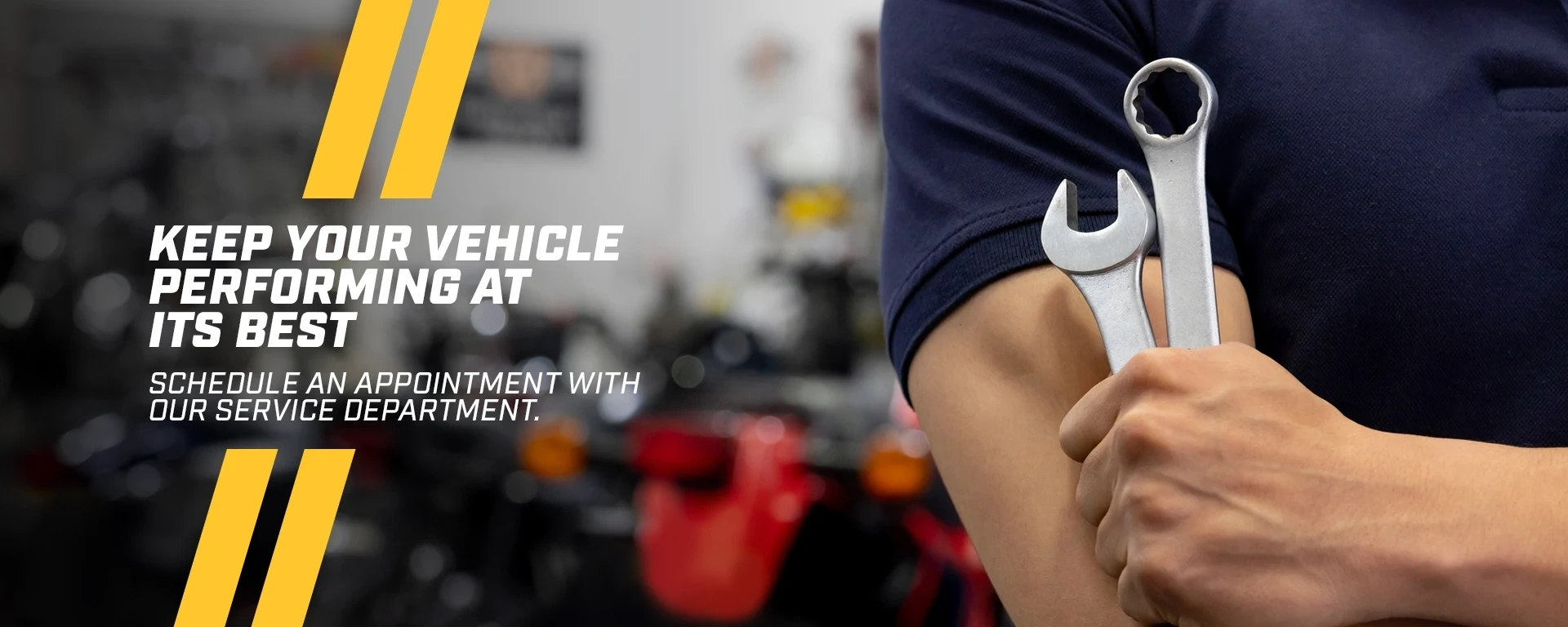 Keep Your Vehicle Performing at Its Best Schedule an appointment with our service department. alt