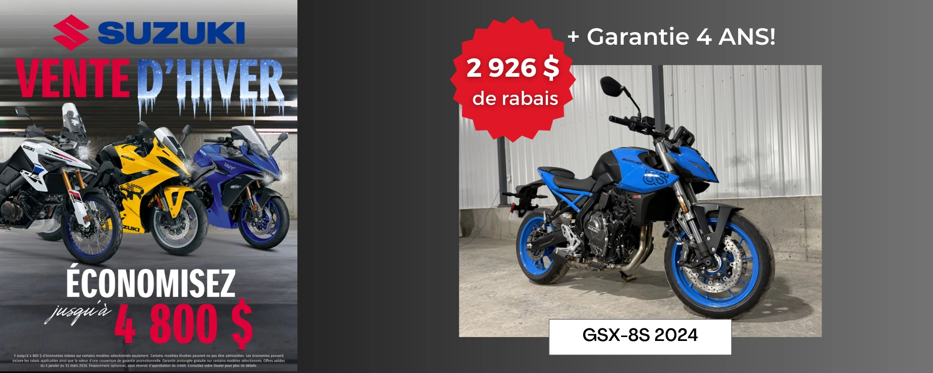 moto-suzuki-gsx8s-a-vendre-victoriaville-rmmotosport-centre-du-quebec alt