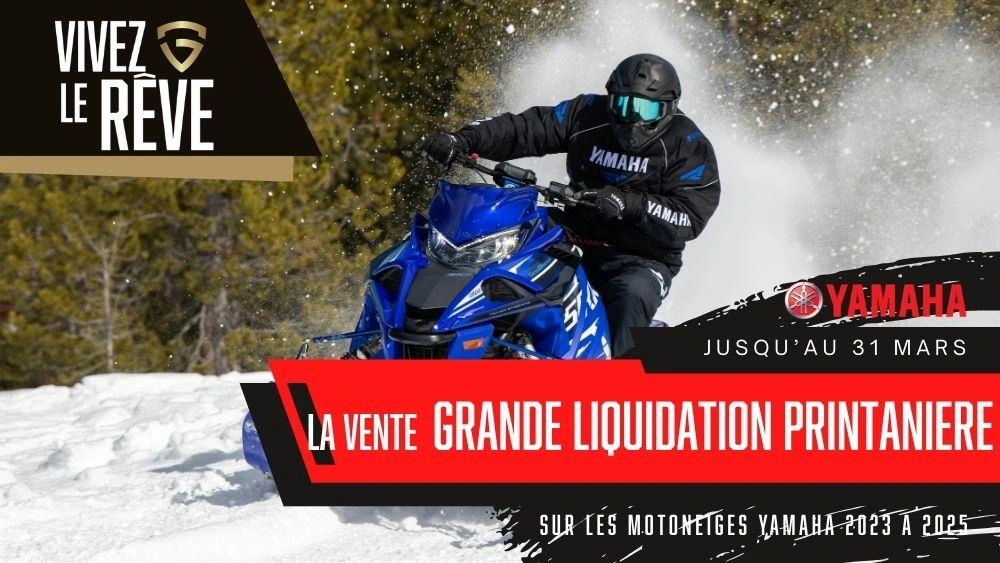 La vente GRANDE LIQUIDATION PRINTANIERE - Motoneiges Yamaha alt