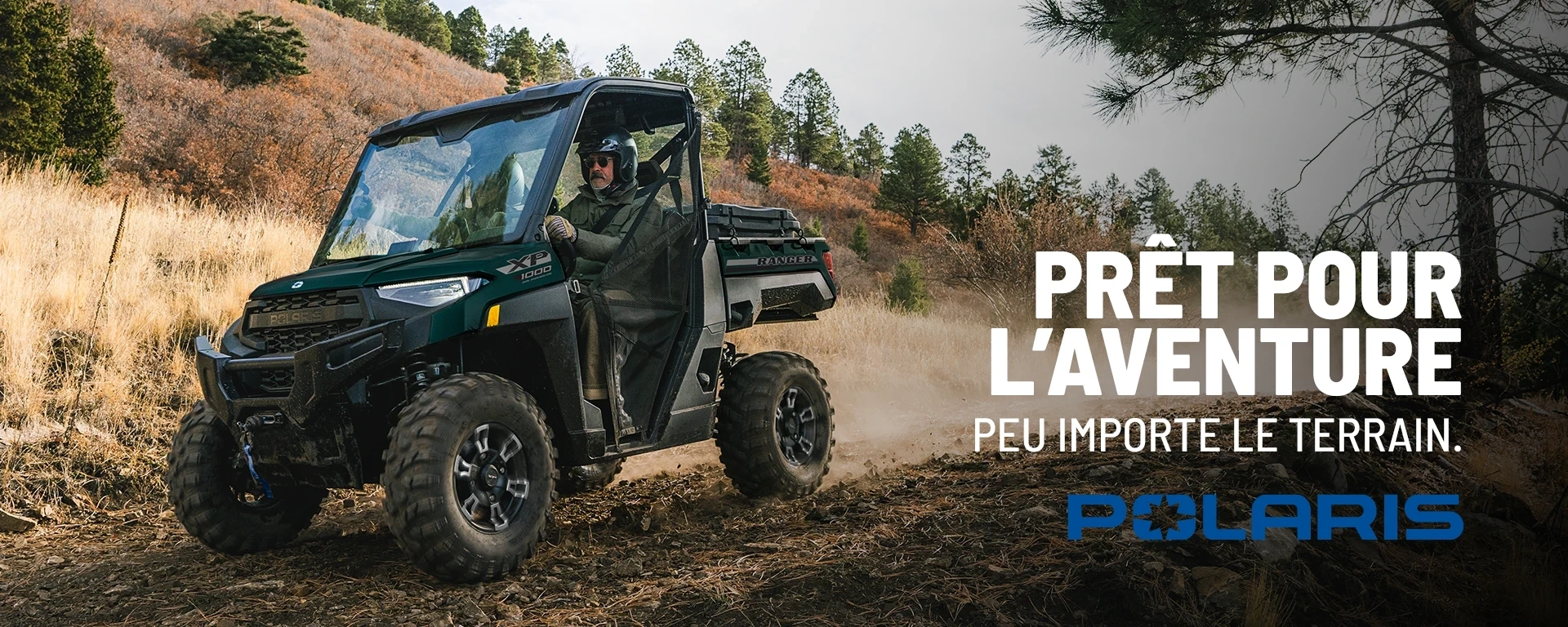 Prêt pour l’aventure, peu importe le terrain. alt