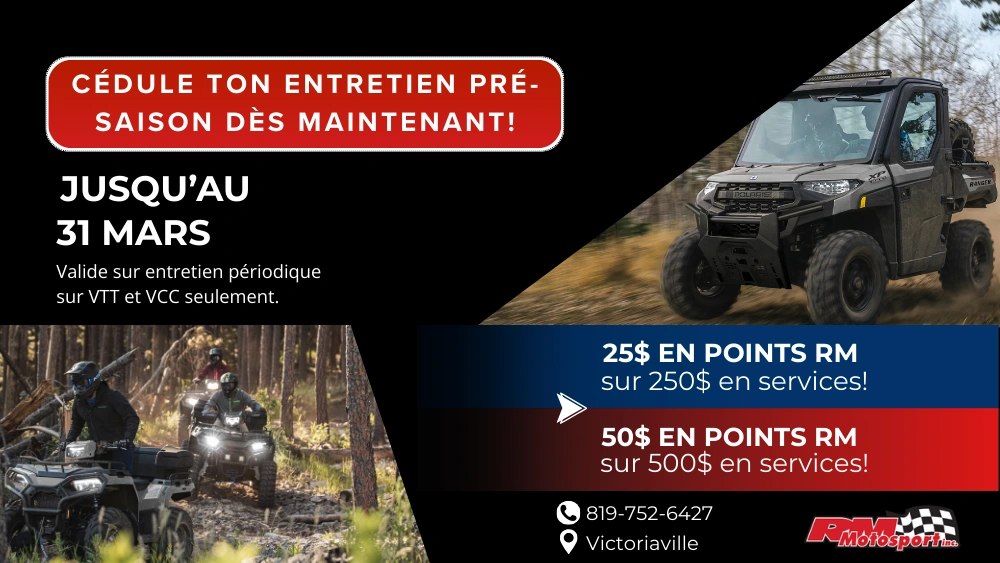 Entretien VTT et VCC printemps | Promotion RM Motosport alt