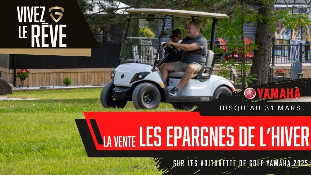 La vente LES ÉPARGNES DE L'HIVER - Voiturettes de golf Yamaha alt