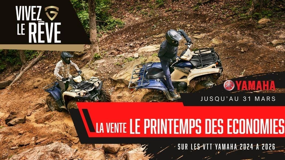 La vente LE PRINTEMPS DES ÉCONOMIES - VTT Yamaha alt