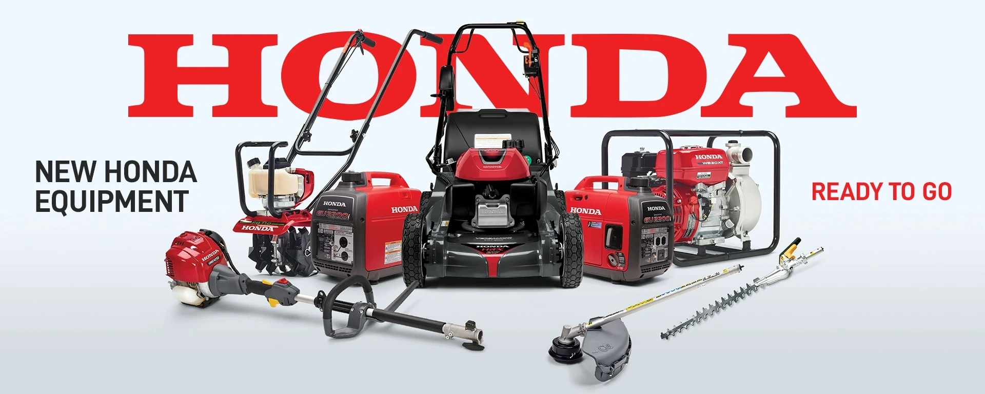 New Honda Equipment, Ready to Go alt