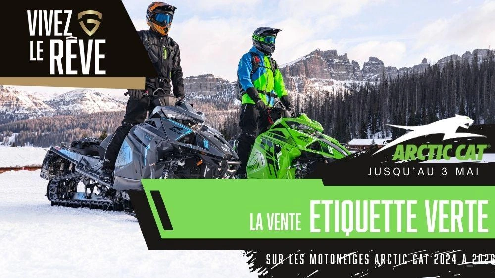 La vente ETIQUETTE VERTE - Motoneiges Arctic Cat alt