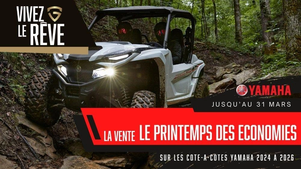 La vente LE PRINTEMPS DES ÉCONOMIES - Côte-à-côte Yamaha alt