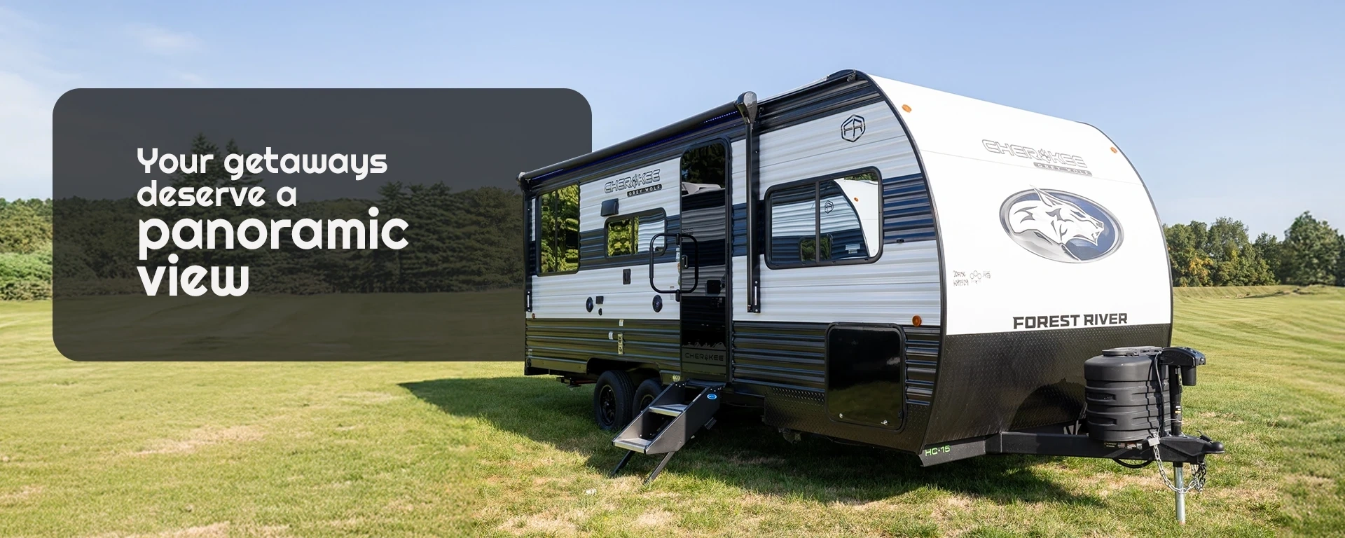 Your getaways deserve a panoramic view. alt