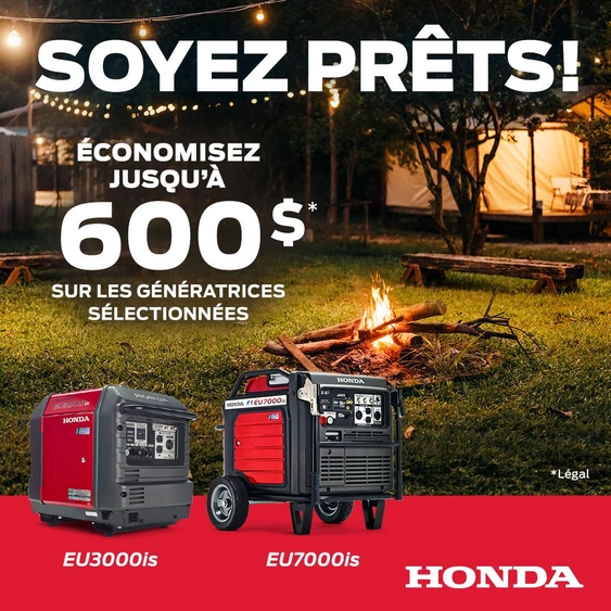 Be ready - Honda Generators alt
