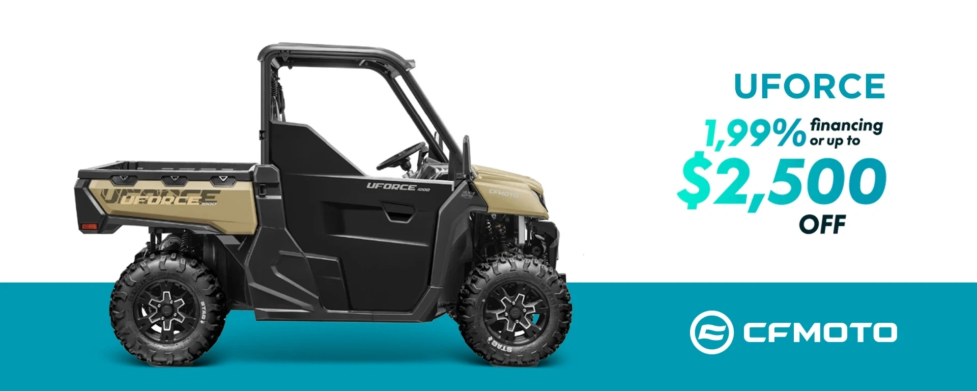 CFMOTO - UFORCE - 1,99% Financing or Up to $2,500 OFF alt