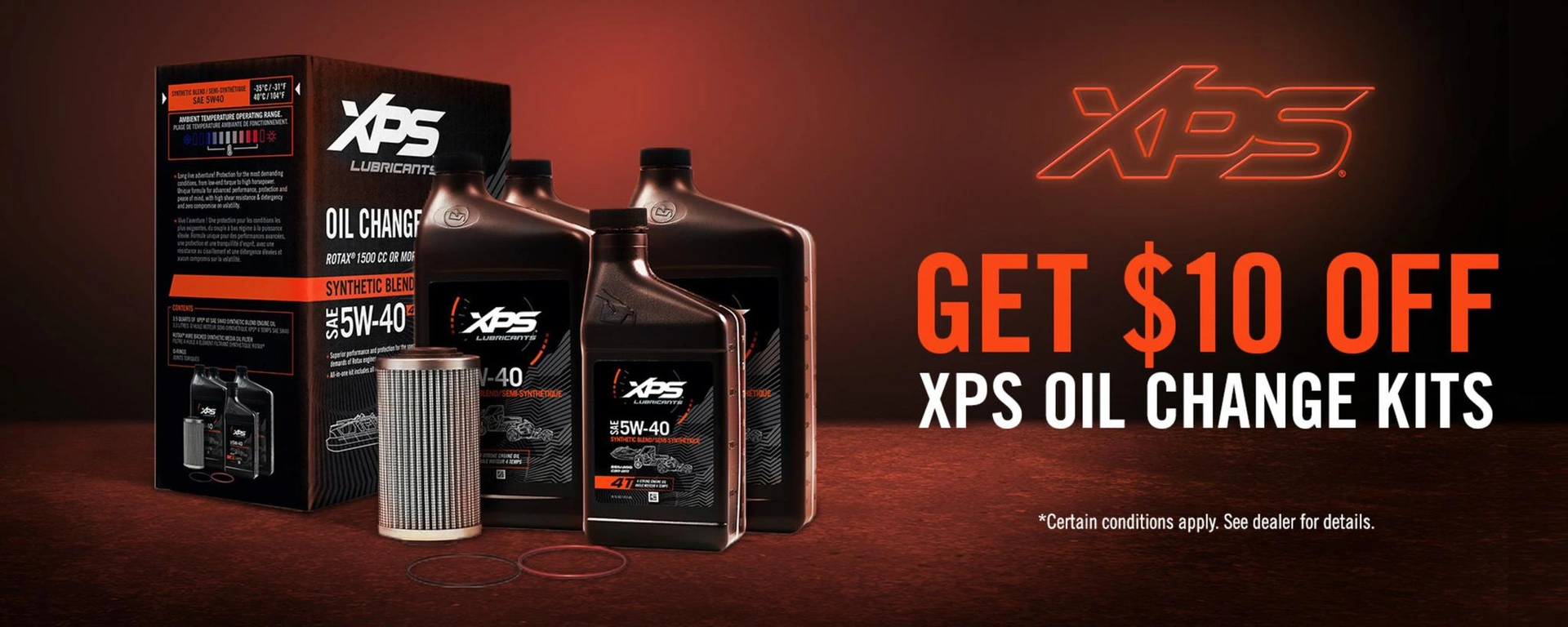 Get $10 off In Stock XPS Oil Change Kits alt