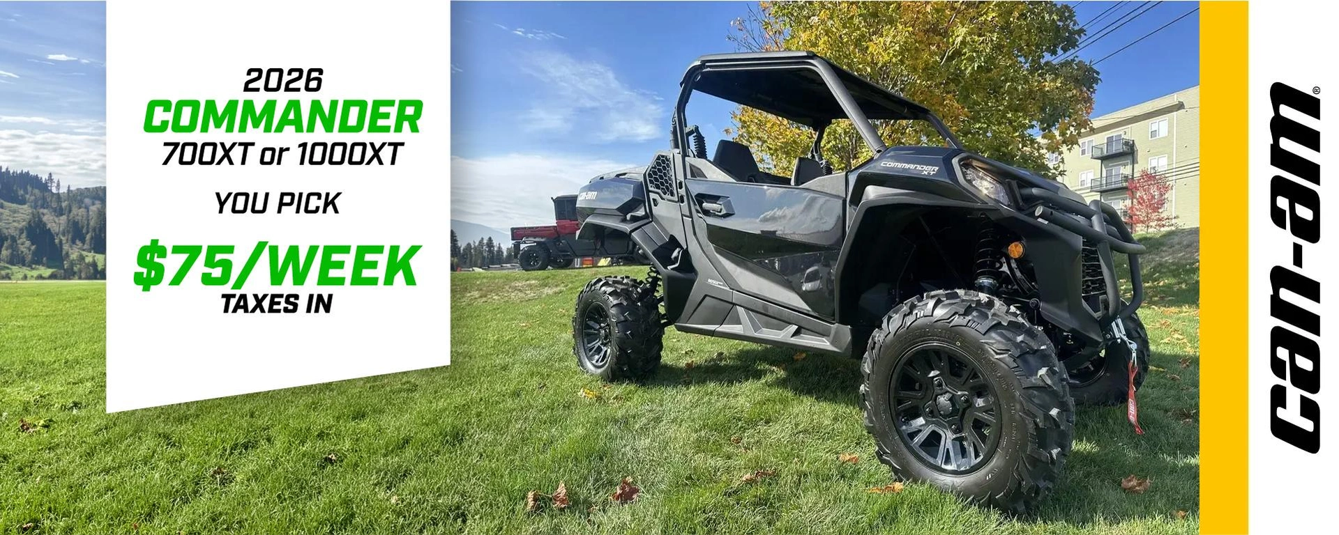 2026- Commander 700XT - 1000XT - 75$/Week alt