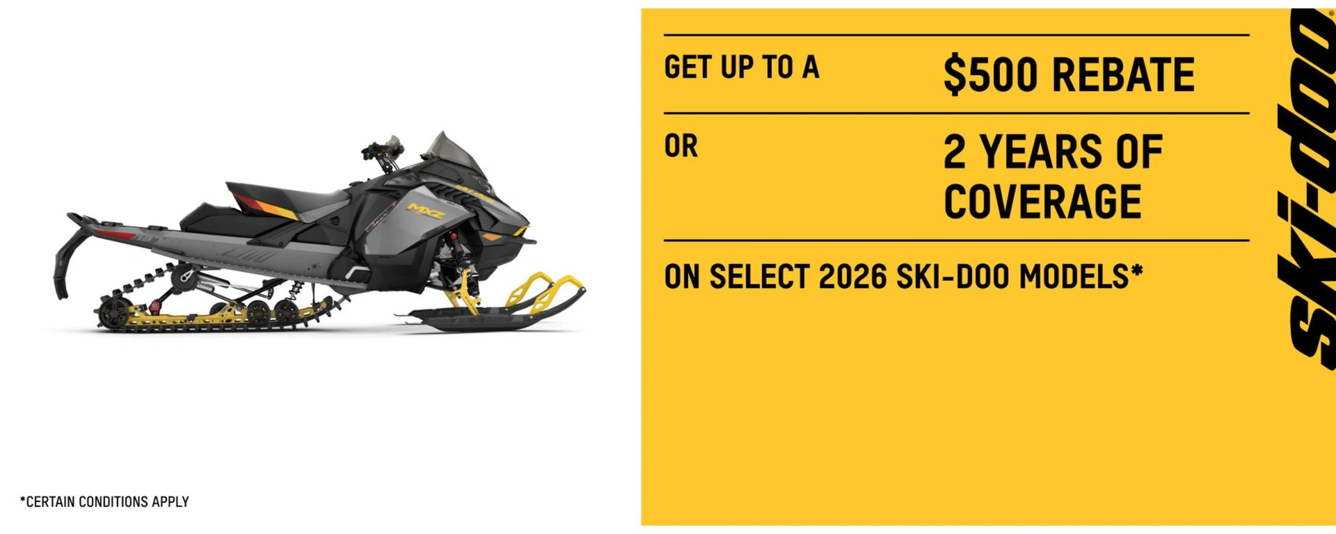 Ski-Doo Promo Ends July 31, 2026 alt