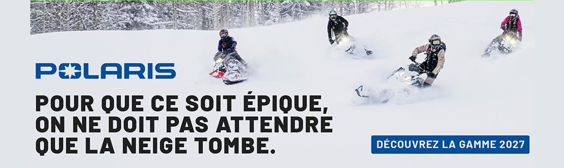 Découvrez la gamme de Motoneiges Polaris 2027