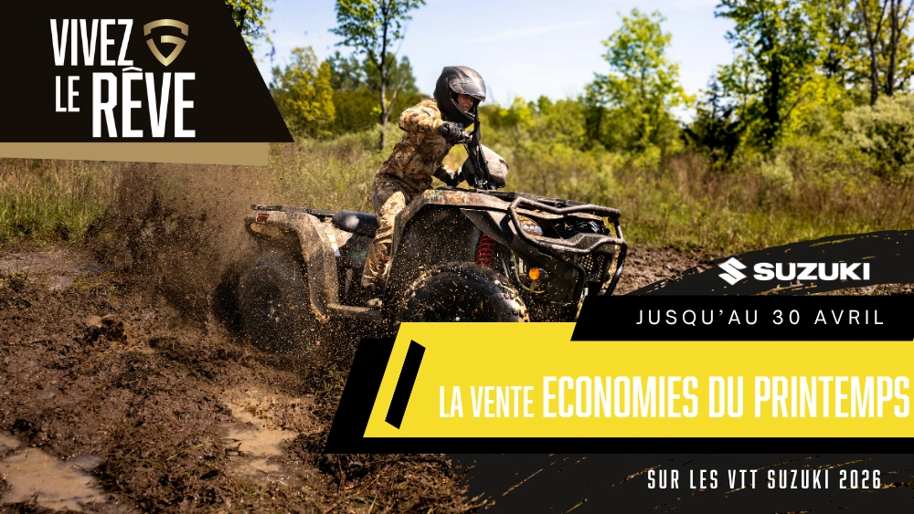 La vente ÉCONOMIES DU PRINTEMPS - VTT Suzuki alt