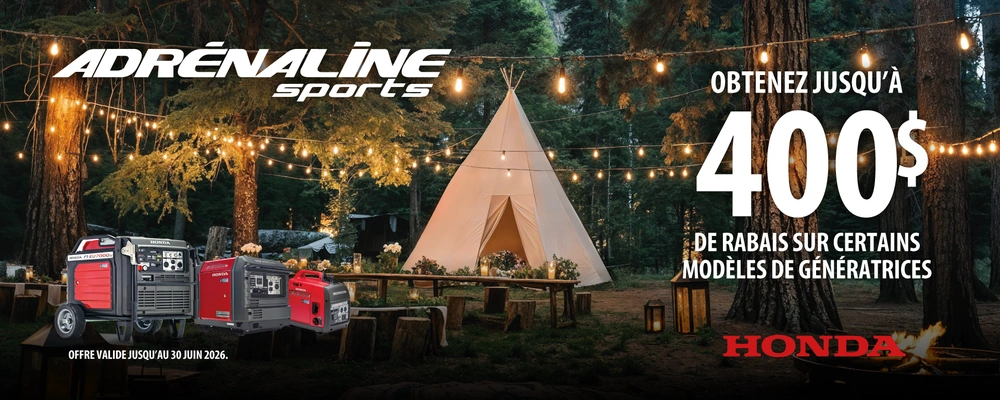 Promo Honda Génératrices alt