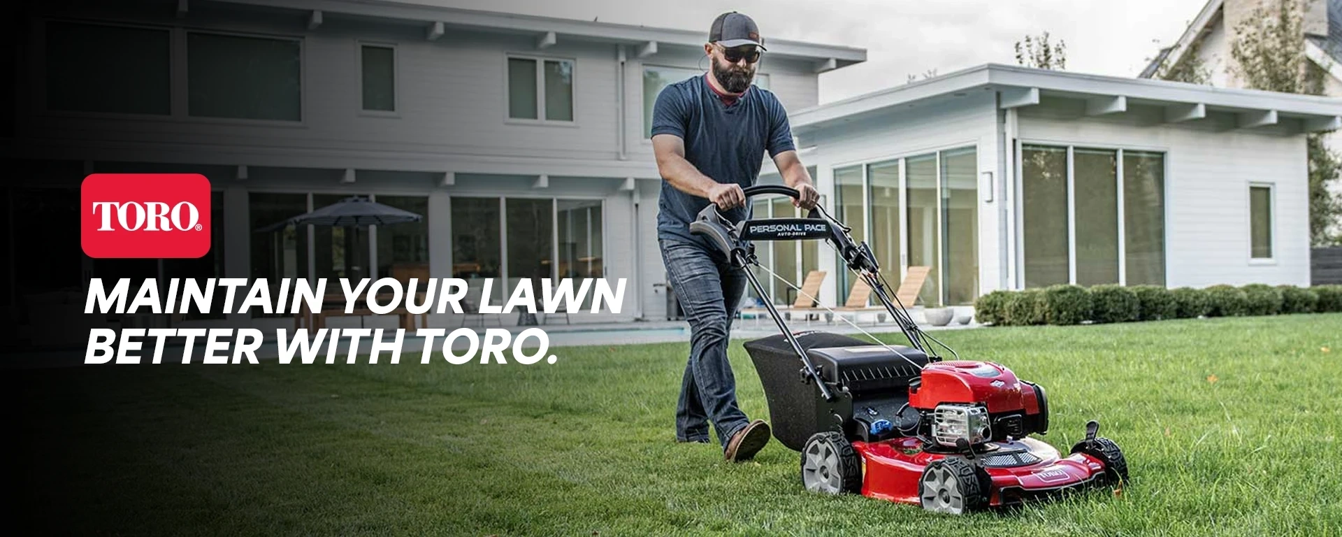 Maintain your lawn better with Toro. alt