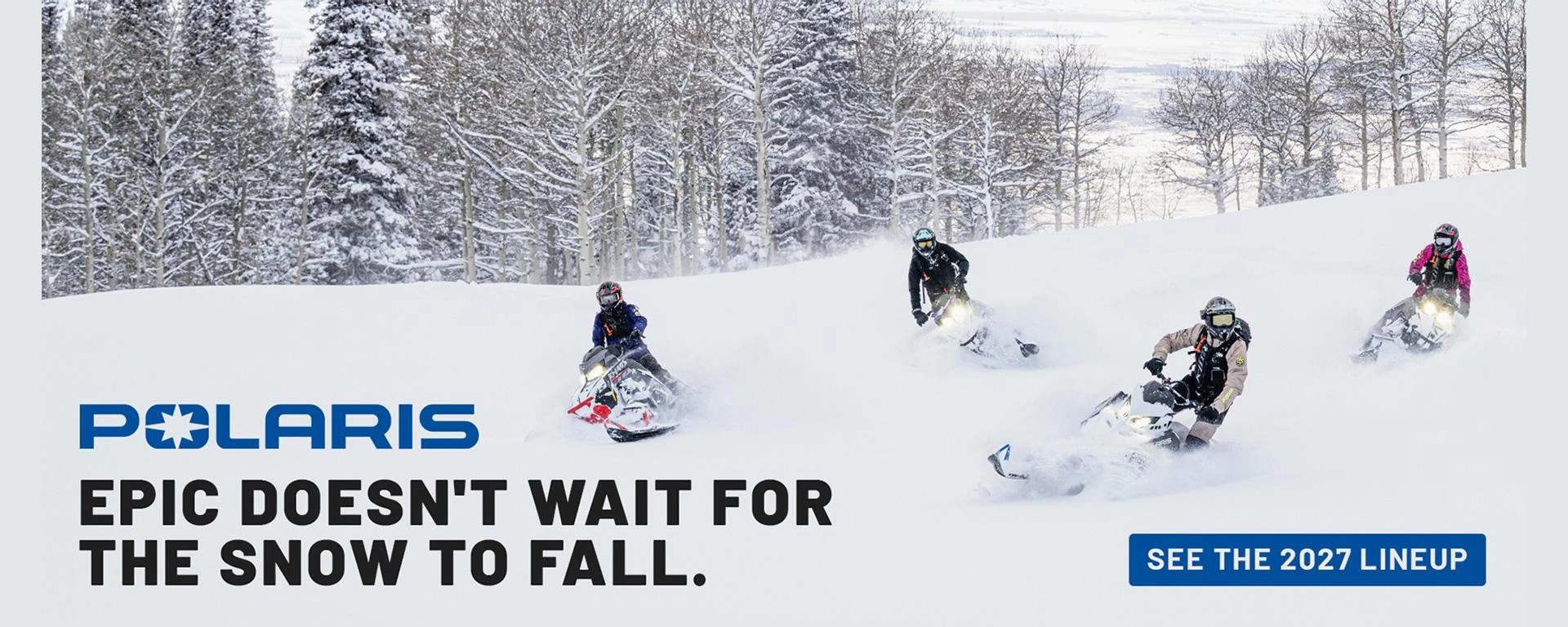 Explore the 2027 Polaris Snowmobile Lineup alt