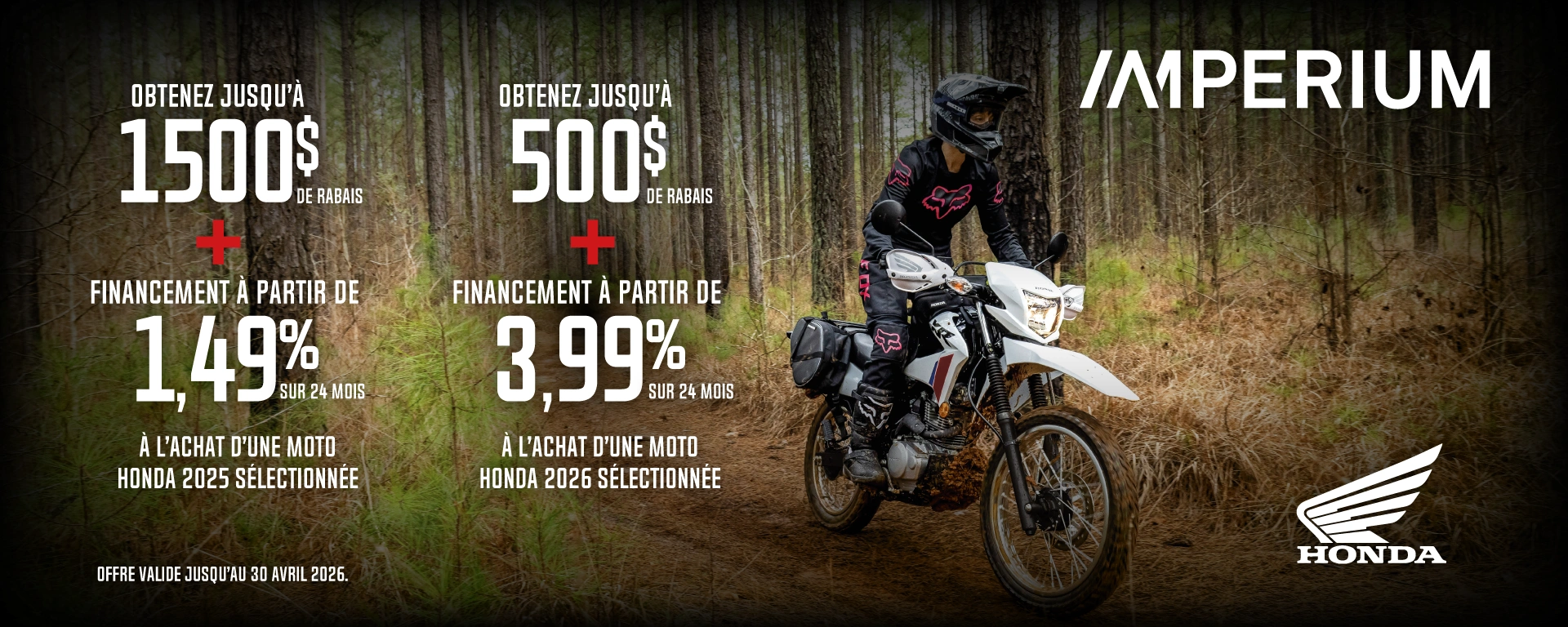Promo Honda Motos alt