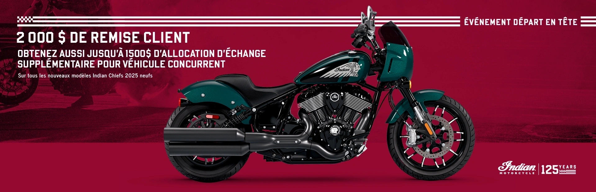 Chief MY25 : paiement comptant ou financement alt