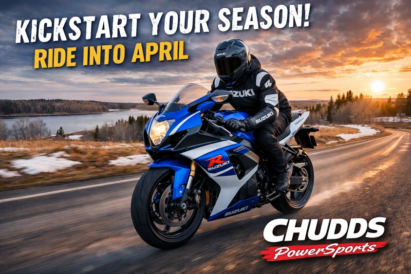 Motorcycles in April in Manitoba?  Oh Yeah! alt