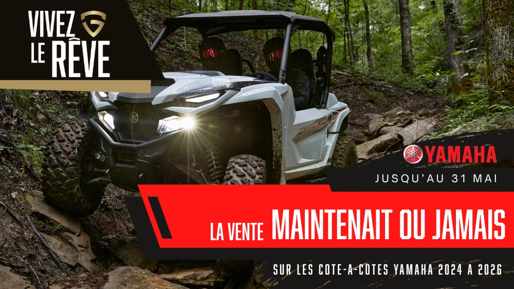 La vente MAINTENENT OU JAMAIS - Côte-à-côte Yamaha alt